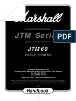 JTM60 Amplificatore Valvolare Marshall