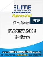 Elite Resolve Fuvest 1fase 2011