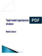 Tipski Modeli Organizacije