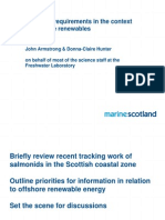 John Armstrong & Donna-Claire Hunter: "Research Requirements For Atlantic Salmon, Sea Trout and European Eel in Context of Offshore Renewables"