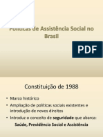 Políticas de Assistência Social No Brasil