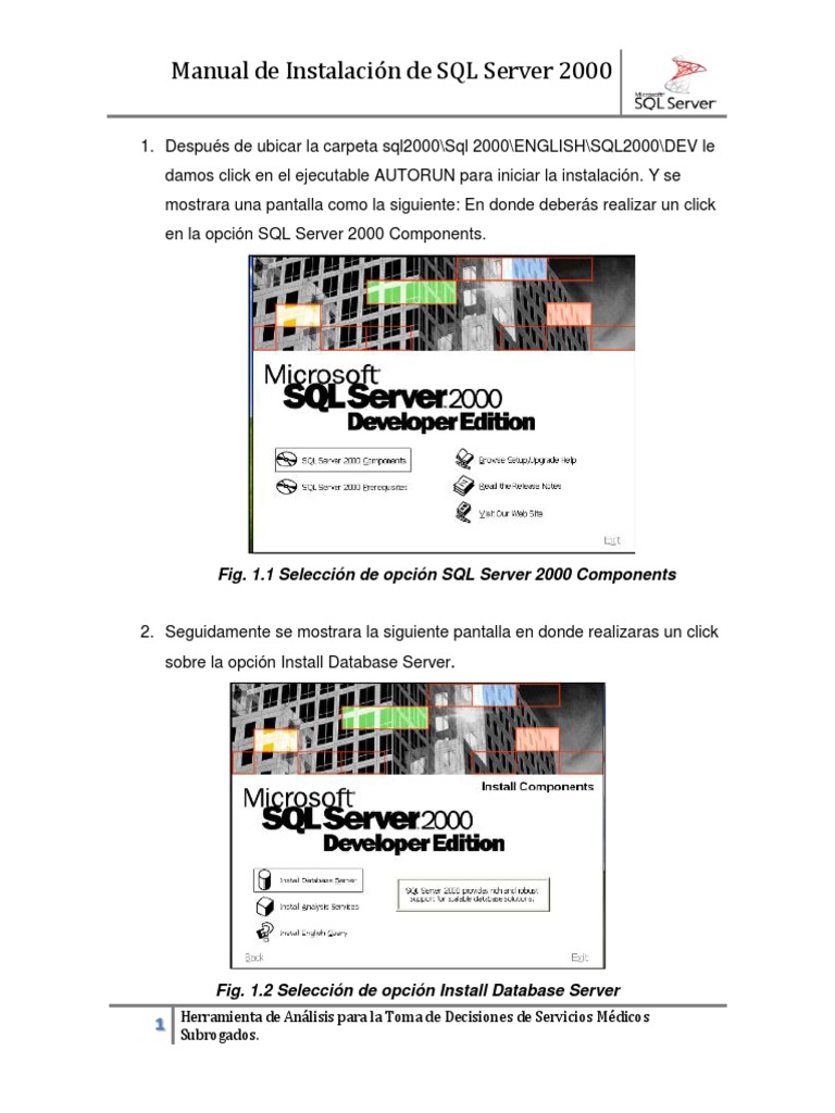 Manual de Usuario | PDF | Servidor SQL de Microsoft | Software de Microsoft