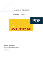 Management Strategic in Cadrul Companiei Altex