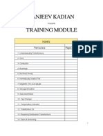 Training Module Manufacture Transformer 