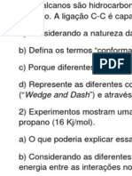 Estudo Dirigido Análise Conformacional