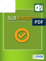 Brochure - Taller MS Project 2013 Basado en El PMBOK - CGI