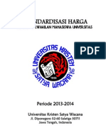 Standarisasi Harga 2013-2014