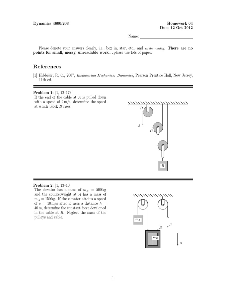 6th beer dynamics homework solution picture