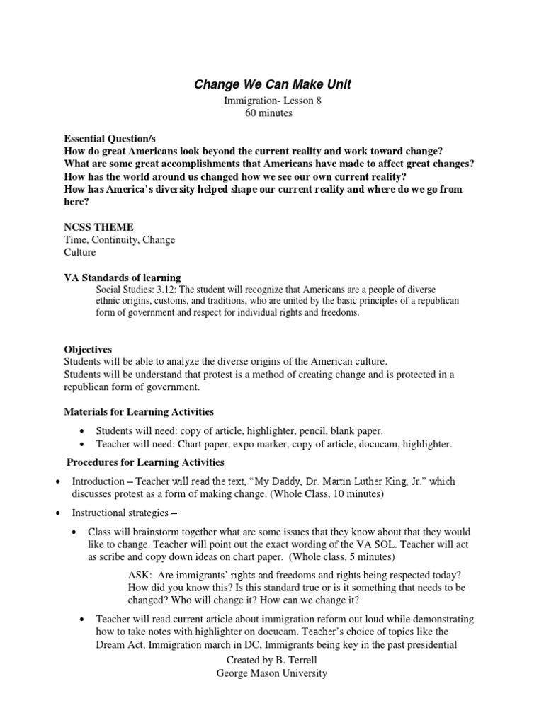 Reflective Essay On Immigrant Children