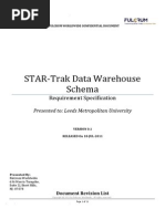 Star Trak Data Warehouse Schema v1 Draft