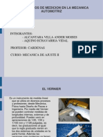 Instrumentos de Medición en La Mecánica Automotriz