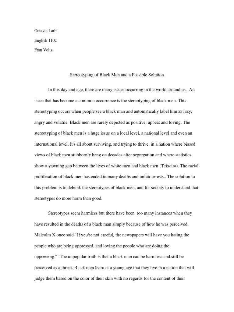 Essay on stereotyping and the black imagination 08 image