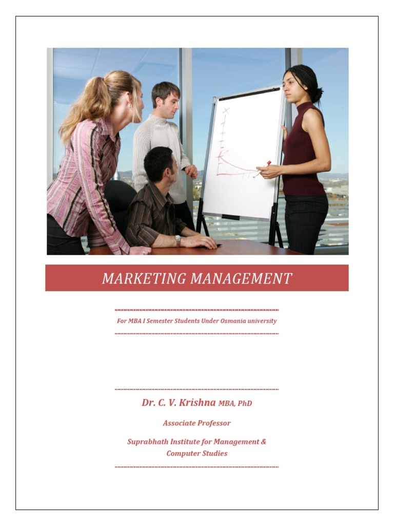 Marketing Management Notes PDF Sales Marketing