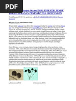 Download Peranan Rhizopus Oryzae Pada Industri Tempe Dalam Peranan Peningkatan Gizi by Ni Nyoman Sulistya Asthity SN189474004 doc pdf