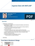 Access and Organize Data With MATLAB