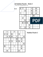 Fiendish Sudoku Puzzles - Book 3 Sudoku Puzzle 1