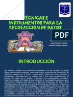 Técnicas e Instrumentos para La Recolección de Datos