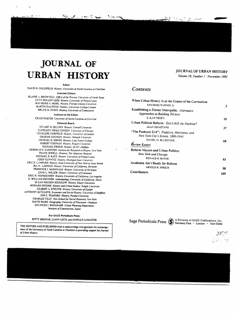 Journal of Urban History