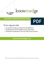Internal Medicine Practice Questions