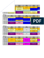 Jadwal Blok 8 2013-2014