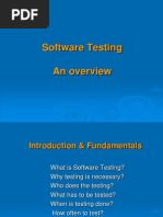 Software Testing An Overview