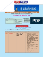 Hindi Literature Mains Test Series 