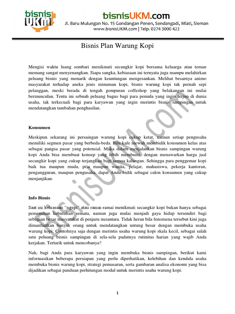 Contoh Bisnis Plan Warung Kopi - This Mommas Misadventure Contoh Bisnis Plan Warung Kopi - This Mommas Misadventure