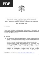 Download Statement of the Vatican  at WTO MC9 by bi2458 SN189515950 doc pdf