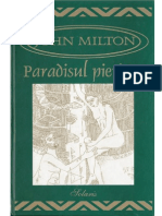 John Milton Paradisul Pierdut