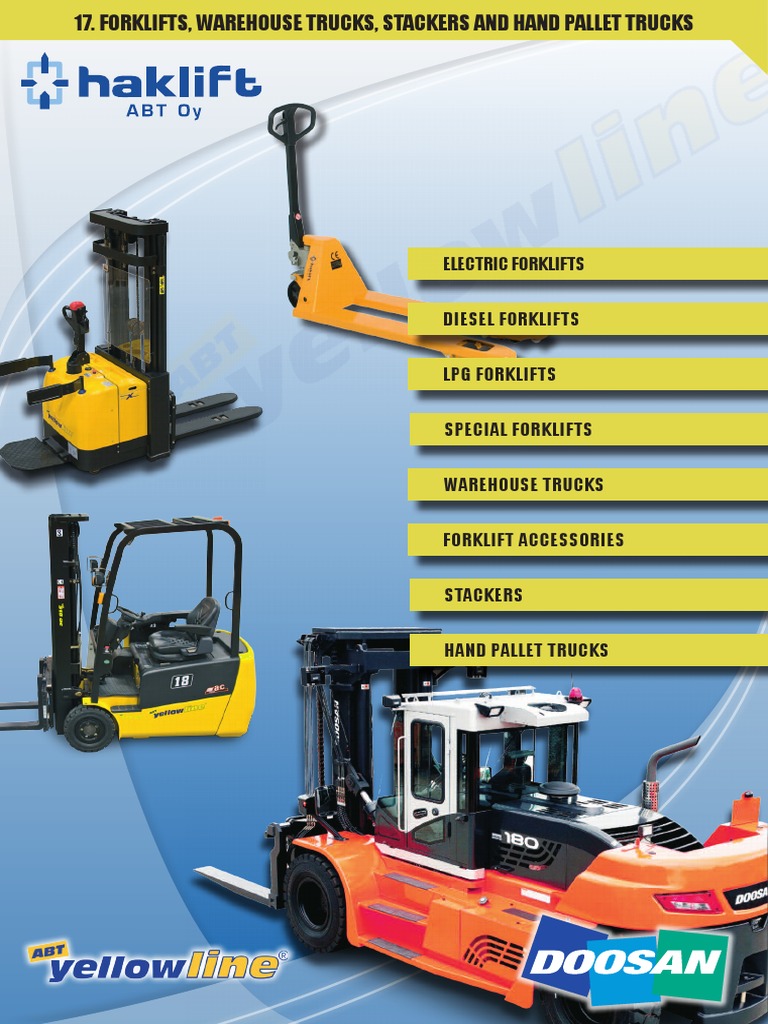 Forklifts, Warehouse Trucks, Stackers and Hand Pallet Trucks | PDF