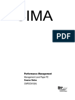 CIMA P2 Performance Management Study Notes by BPP