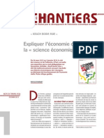 Expliquer l’économie ou exposer la « science économique » ?  