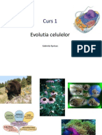 Curs 1 - Evolutia Celulelor