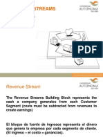 Revenue Streams: 5. Fuente de Ingresos