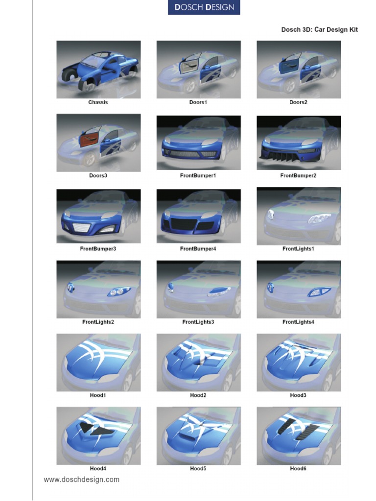 Dosch 3D: Car Design Kit | PDF