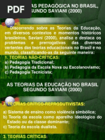 Tendênncias Pedagógicas - SAVIANI