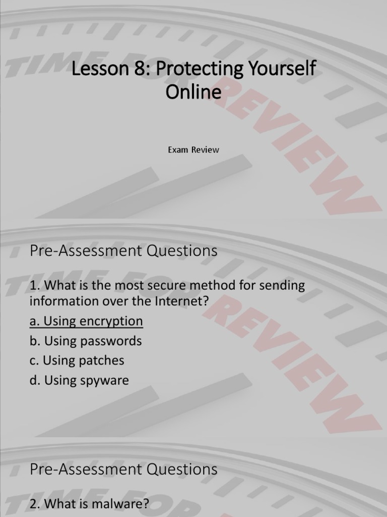 Lesson 8 Review | PDF | Computers | Technology & Engineering