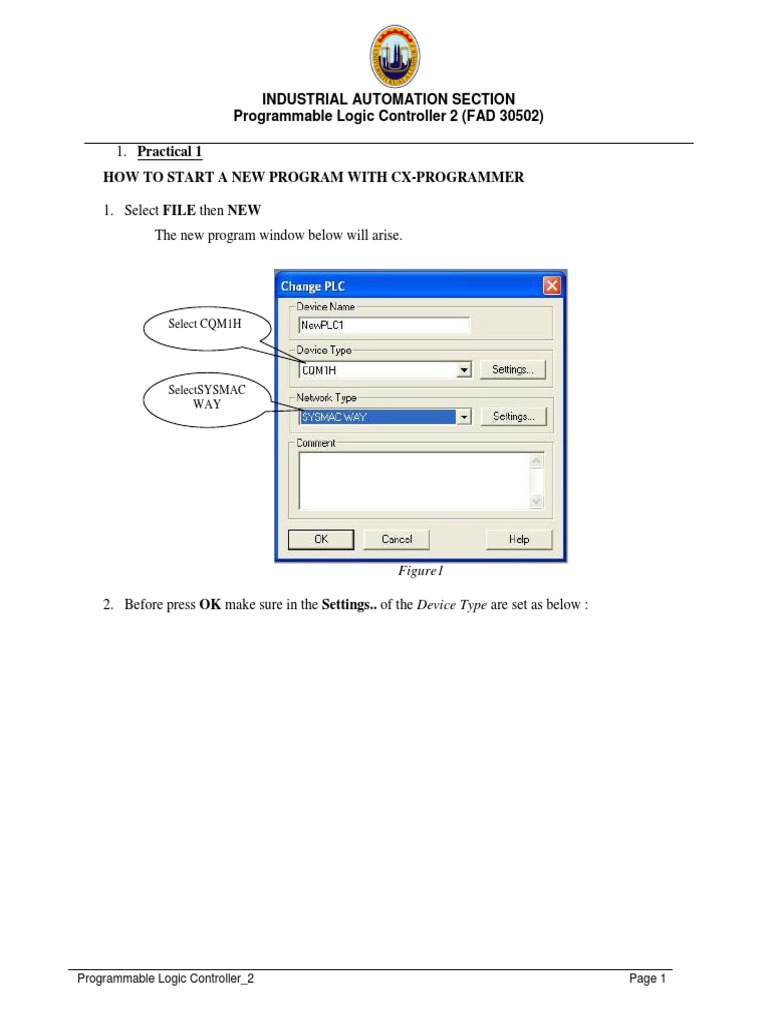 PLC Programming Guide for CX-Programmer | PDF | Finance & Money Management