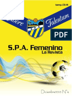 Nº4 SPA Femenino "La Revista"