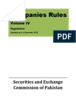 Companies Rules Volume IV