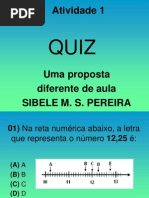 QUIZ FORMAÇÃO