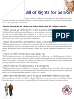 Republican Bill of Rights For Seniors