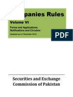 Companies Rules Volume VI