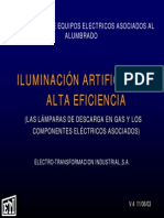 Iluminación artificial de alta eficiencia