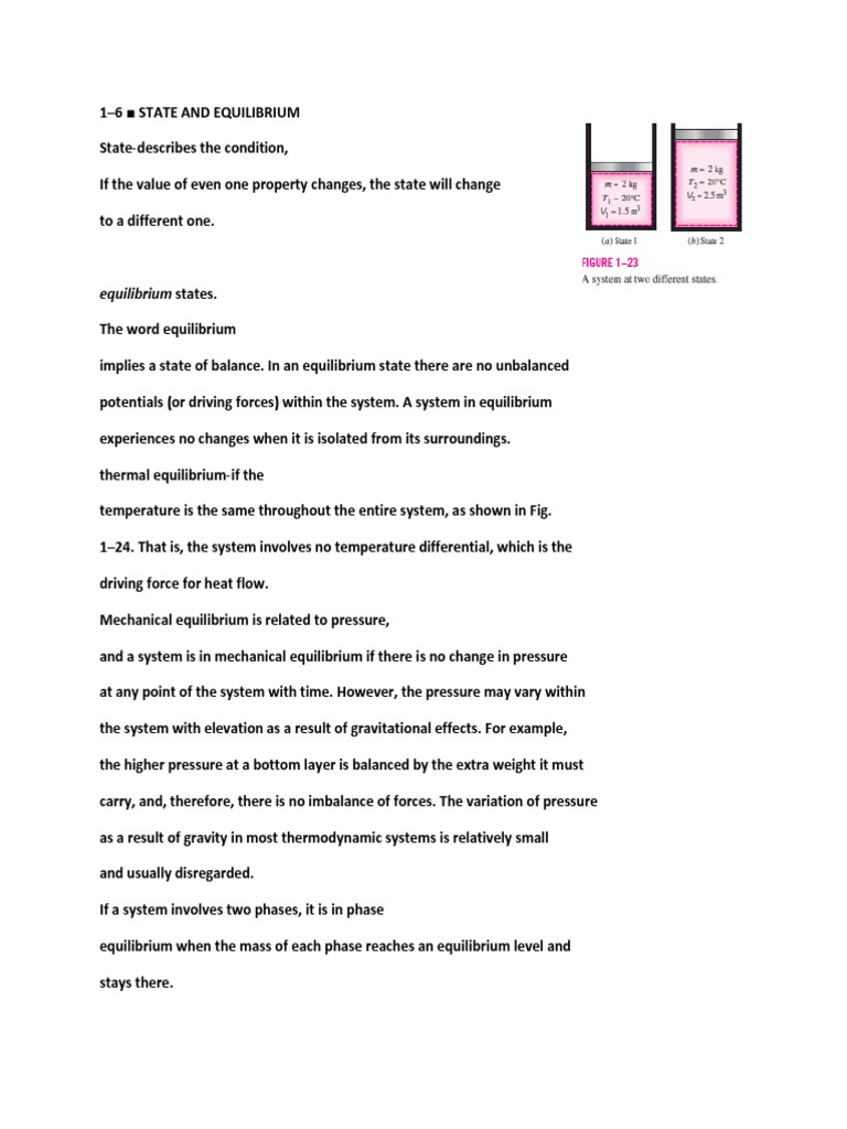 Understanding Equilibrium States | PDF | Science & Mathematics