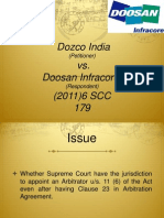 Dozco India vs. Doosan Infracore (2011) 6 SCC 179: (Petitioner)