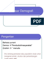 Konsep Dasar Demografi