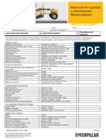 ES - Safety & Maintenance Checklist - Motor Graders - V0810.1