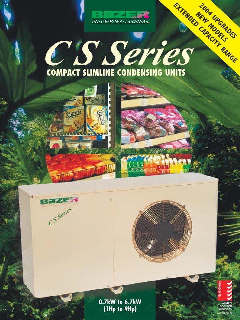 Compact Slimline Condensing Units: 0.7kW To 6.7kW (1Hp To 9Hp) | PDF ...