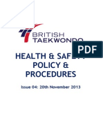 Download British Taekwondos Full and Detailed Health and Safety Policy  by British Taekwondo SN189568920 doc pdf